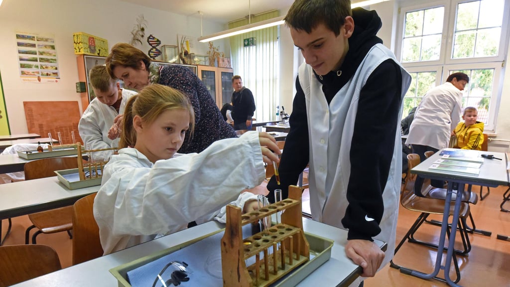 Sind Gummibären denn nun sauer oder süß? Ein Test am Tag der offenen Schultür verrät das.