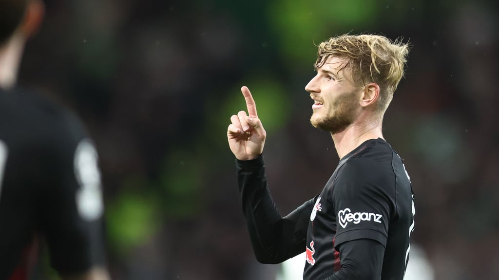 Schoss ein Tor und legte einen Treffer gegen Celtic auf: RB-Stürmer Timo Werner