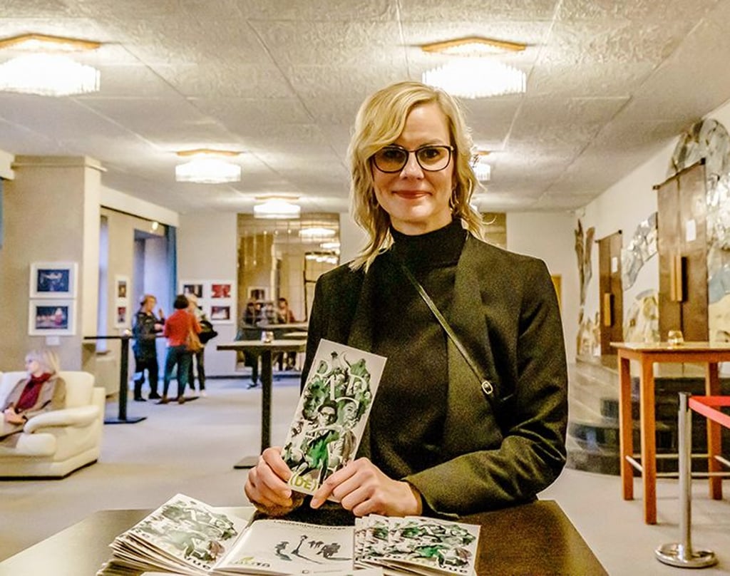 Madlen Züchner zum Abschluss der Landesliteraturtage in der Phönix Theaterwelt Wittenberg