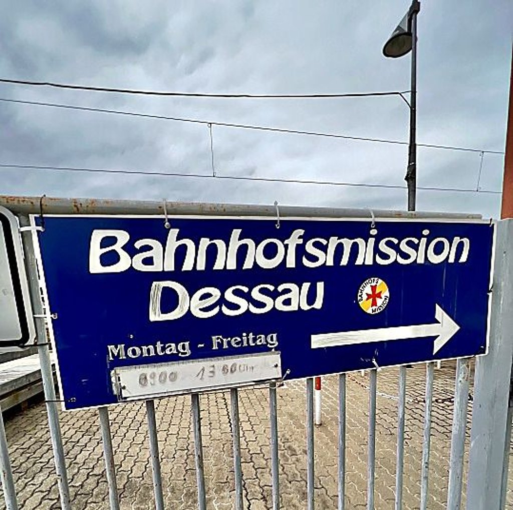 Hier geht es zur Bahnhofsmission.