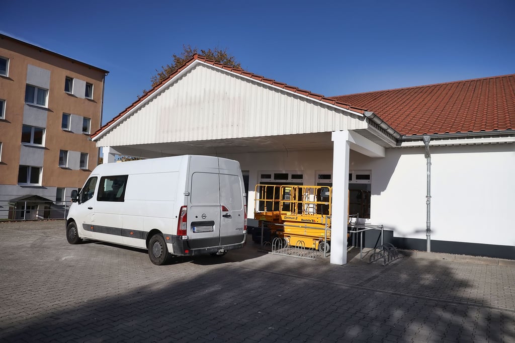 Im alten Netto-Markt laufen bereits die Umbauarbeiten.