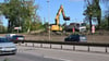 Am Magdeburger Ring haben die Vorbereitungen für die Verschiebung der Fahrbahnen begonnen.