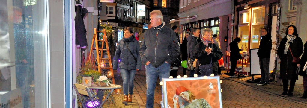 Eine Lichternacht light gab es in Salzwedel im Jahr 2021. Dieses Mal sollen wieder zahlreiche Menschen in die Innenstadt gelockt werden.