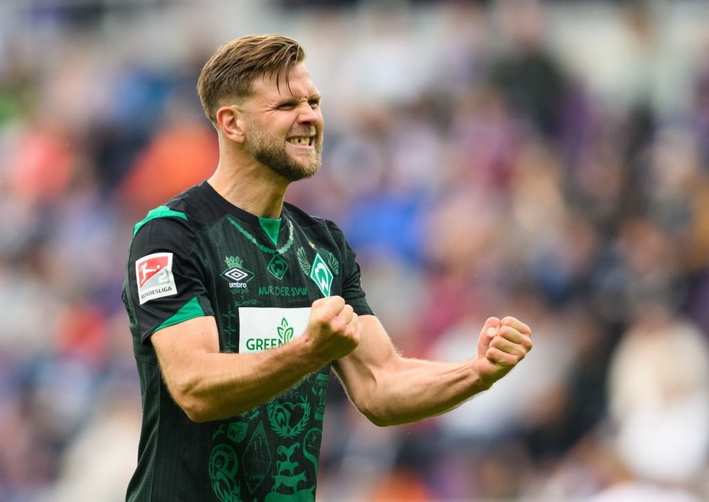 Bremens Niclas Füllkrug jubelt nach seinem Tor.