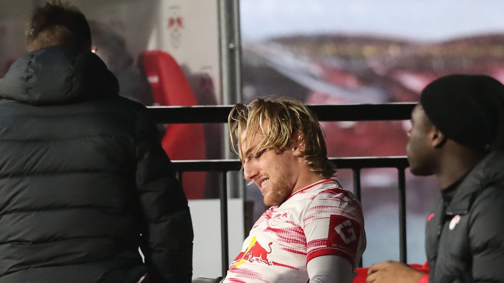 Die Adduktoren schmerzen bei Emil Forsberg