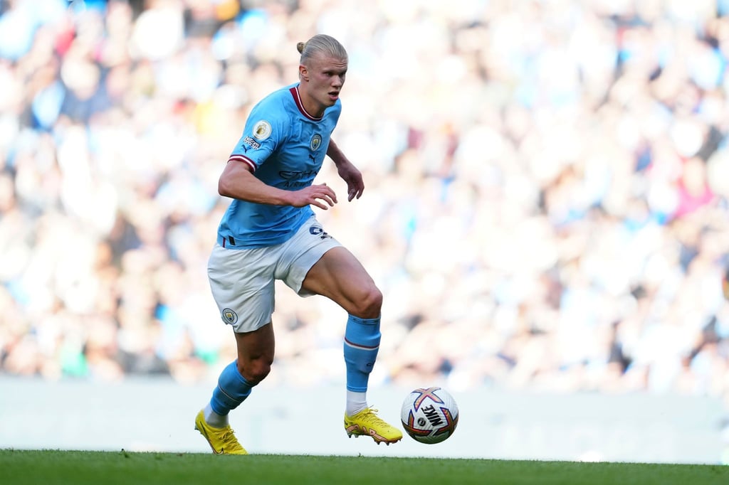 Traf wettbewerbsübergreifend bislang in 13 Partien 20 Mal für Manchester City: Tormaschine Erling Haaland.