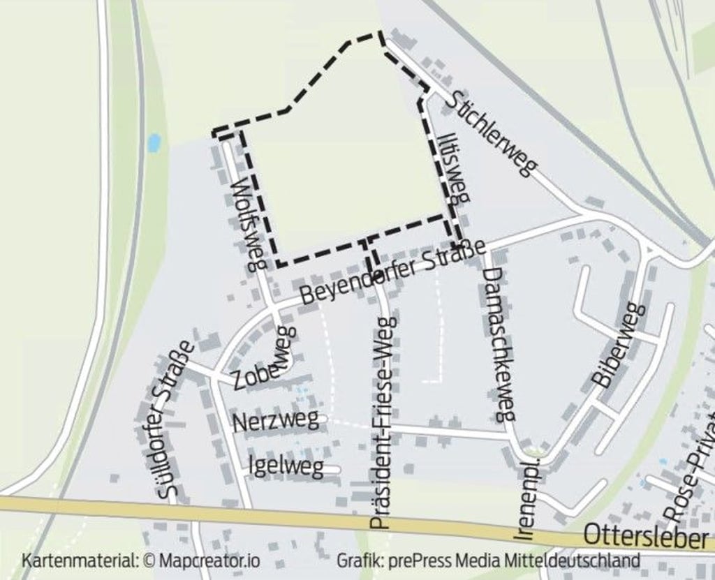 In Salbke soll ein neues Baugebiet ausgewiesen werden. Die Flächen gehören der Stadt Magdeburg.