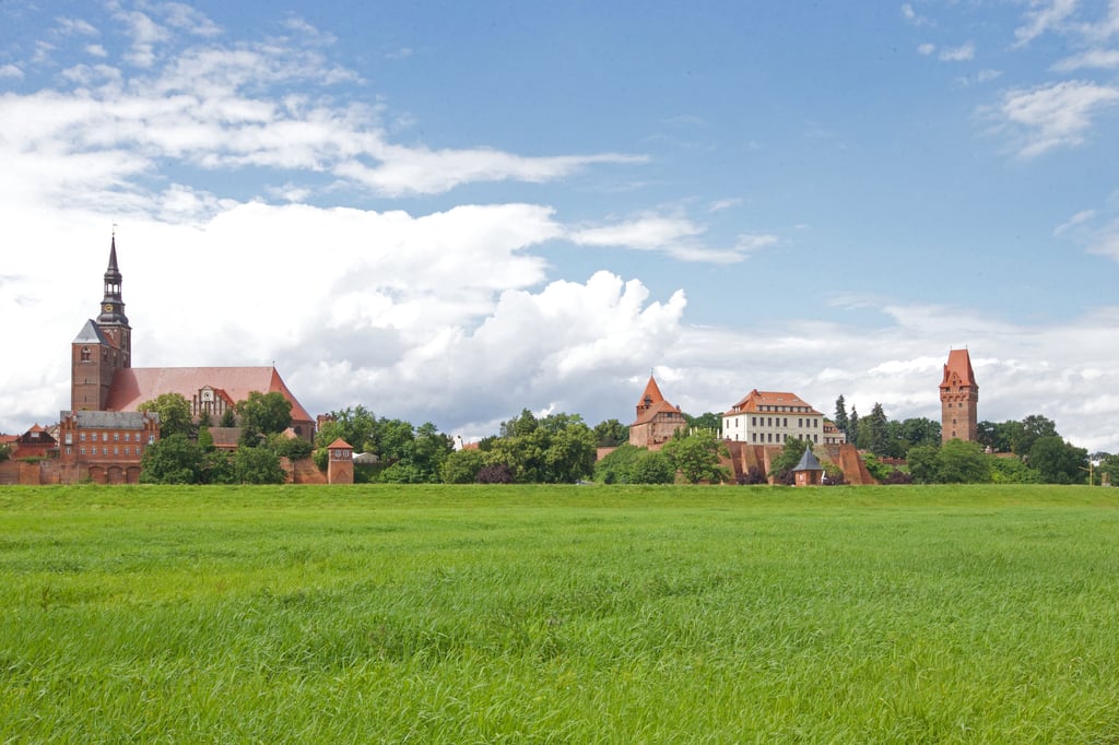 Grüne Wiese ohne Zukunft oder Beginn einer neuen Landlust? Stellenweise verzeichnen altmärkische Kommunen, wie beispielsweise Tangermünde, seit Beginn der Corona-Pandemie ein positives Wanderungssaldo
