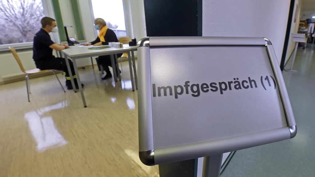 Das Impfzentrum in Staßfurt öffnet wieder.
