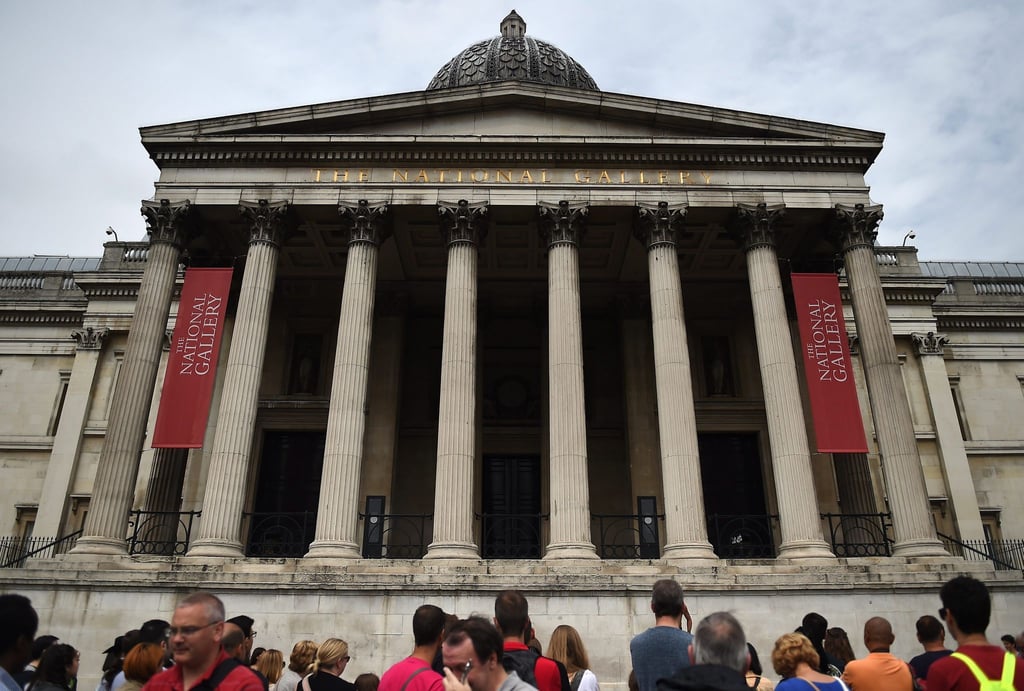 In der Londoner National Gallery ist ein Van-Gogh-Gemälde zur Zielscheibe einer Klimaprotestaktion geworden.