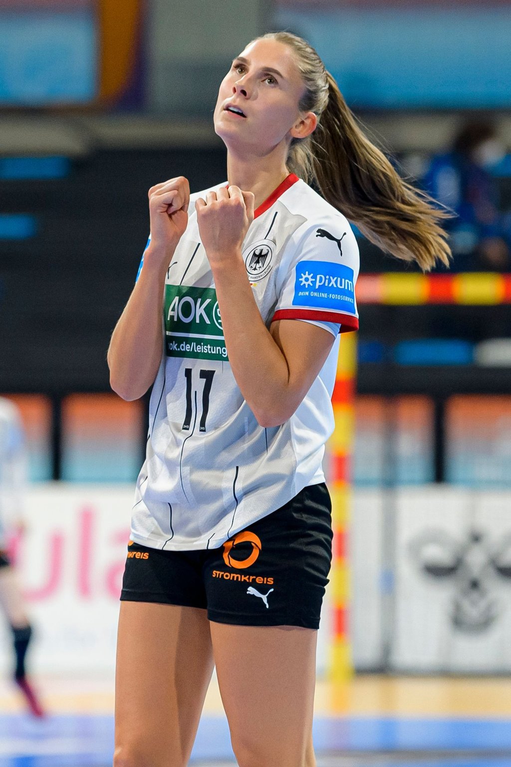 Brach sich die Mittelhand: Alicia Stolle.