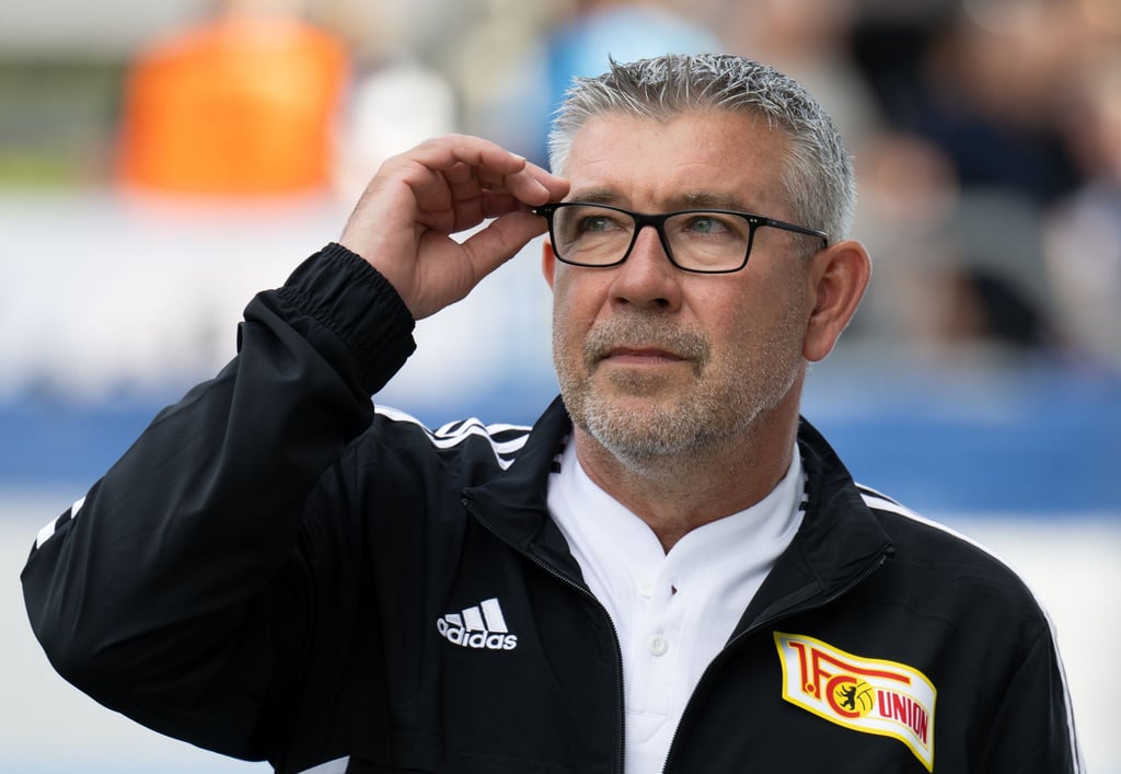 Union Trainer Urs Fischer im Stadion.