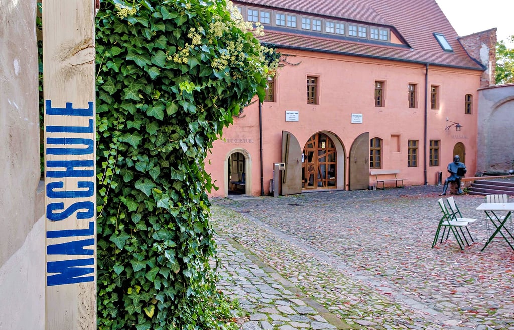 Die Jugendkunstschule auf dem Cranachhof in der Schlossstraße 1.