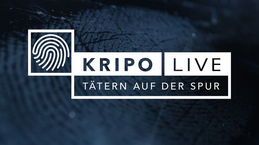 Das Logo von "Kripo live - Tätern auf der Spur".