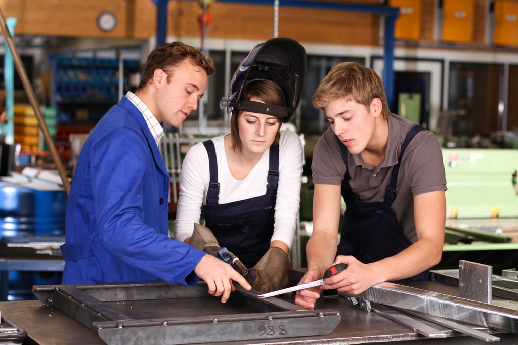 Frauen im Handwerk sind in manchen Berufen immernoch selten.