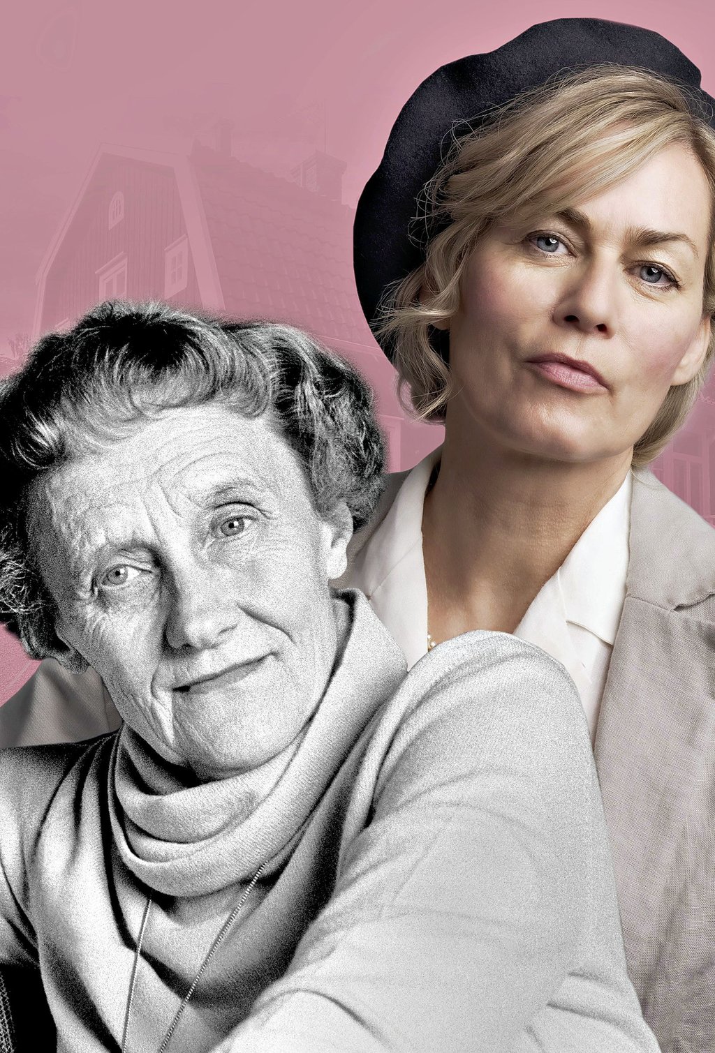 Die Bildkombination zeigt Schriftstellerin Astrid Lindgren und Schauspielerin Gesine Cukrowski.