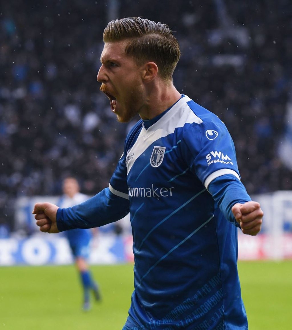 Philip Türpitz im Trikot vom 1. FC Magdeburg.