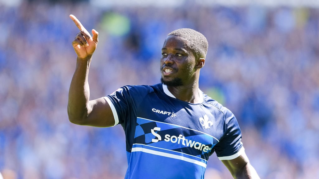 Ex-HFC-Profi Braydon Manu erlebt beim SV Darmstadt einen steilen Aufstieg.
