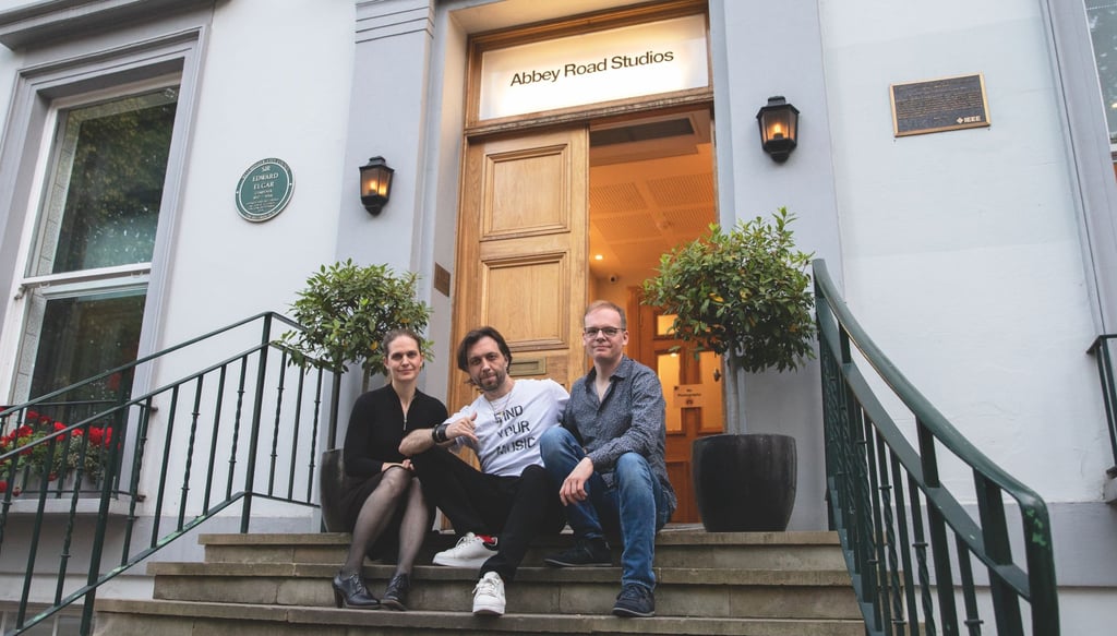 Dirk Ballarin (re.) aus Genthin mit Alberto Pizzo in London.