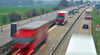 Zu einem Lkw-Unfall ist es auf der Autobahn A14 Halle Richtung Magdeburg zwischen Calbe und Stassfurt gekommen. Der Standstreifen ist offenbar gesperrt. Symbolbild: