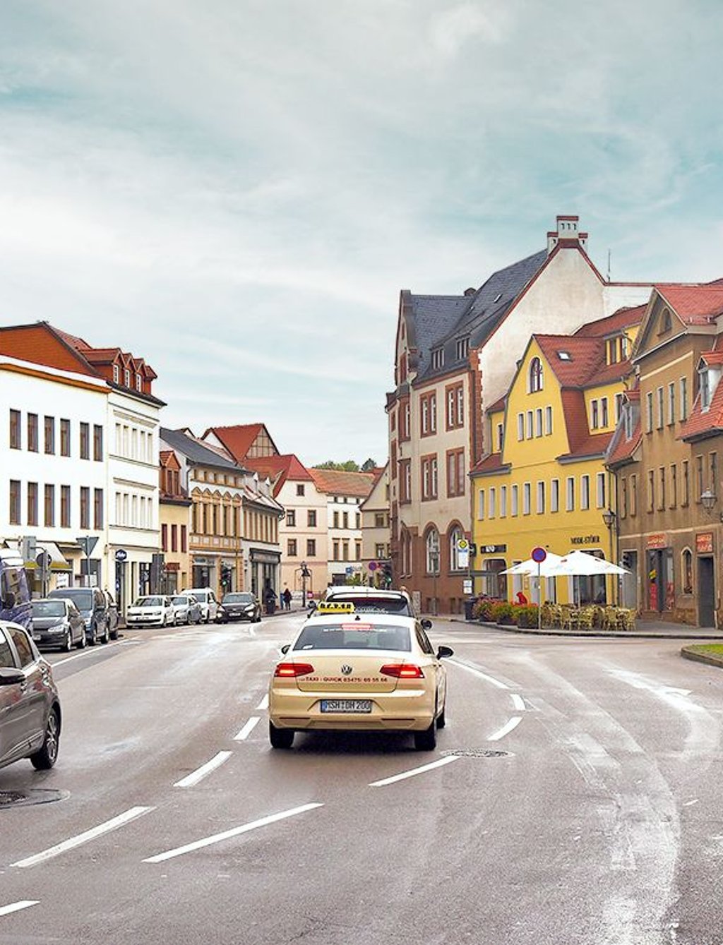 Die Stadt möchte am Plan den Durchfahrtsverkehr nach rechts auf die Zentrumsumgehung lenken.