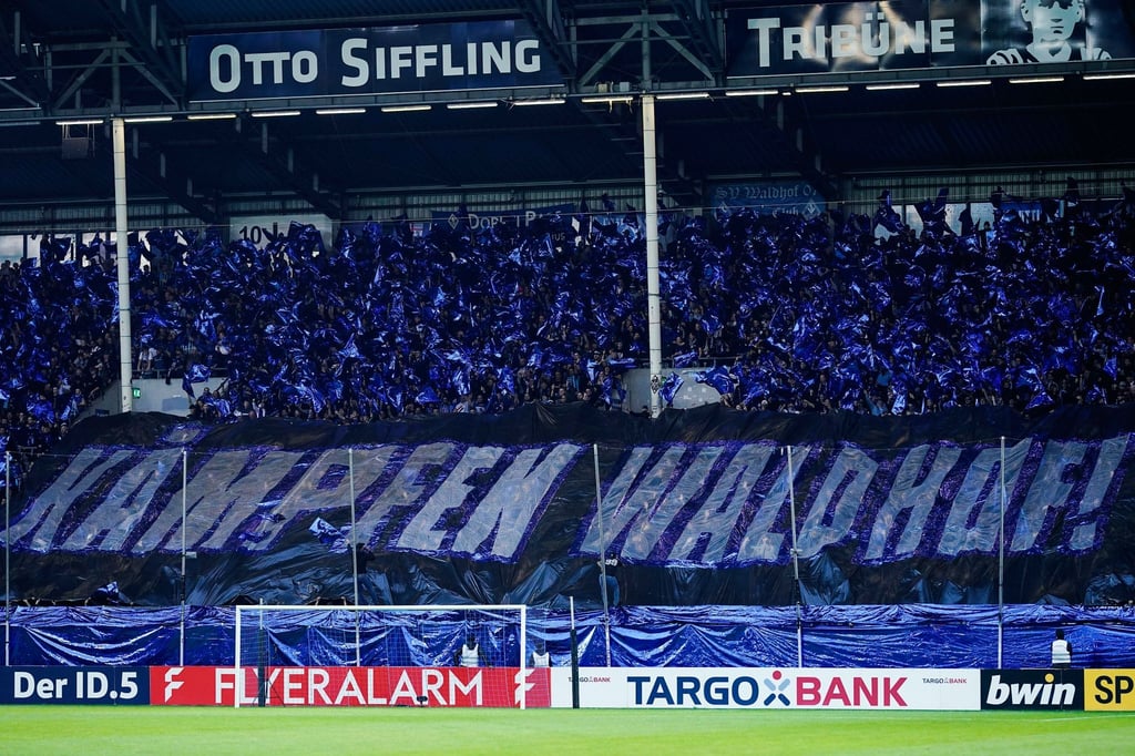 Waldhof Mannheim hatte im DFB-Pokal den 1. FC Nürnberg zu Gast.