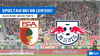 RB Leipzig gastiert in Augsburg.