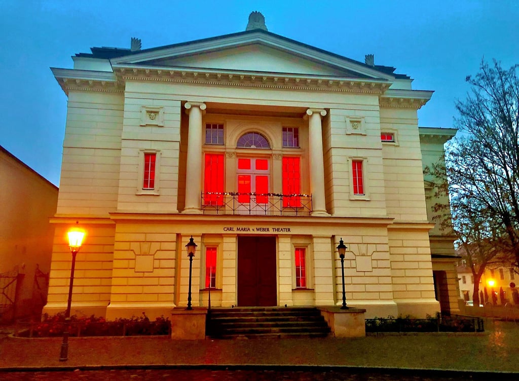 Das Carl-Maria-von-Weber-Theater in Bernburg, in dem Richard Wagner 1834 als Kapellmeister arbeitete.