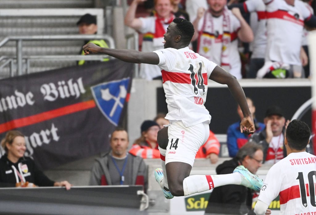 Stuttgarts Silas feiert seinen Treffer gegen den VfL Bochum.