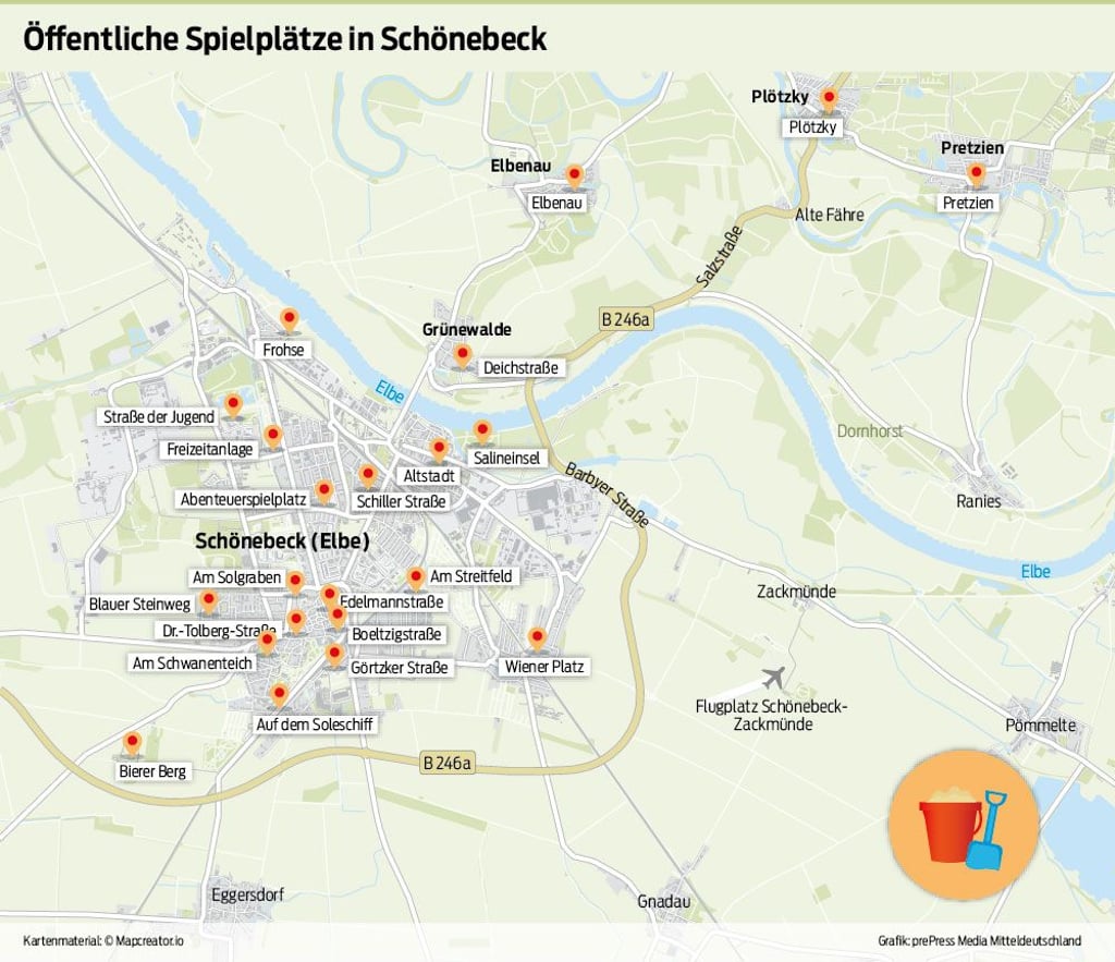 Über 20 Spielplätze stehen den Kindern in Schönebeck zur Verfügung. Doch manchmal gibt es auch Ärger statt Spaß.