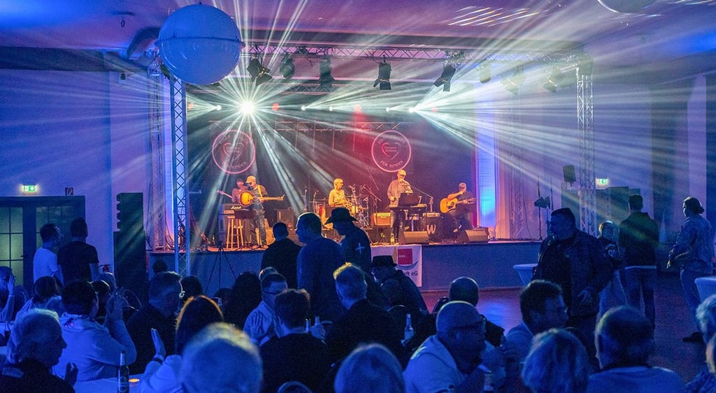 Auch die Band Traumtänzer war im Golfpark dabei.