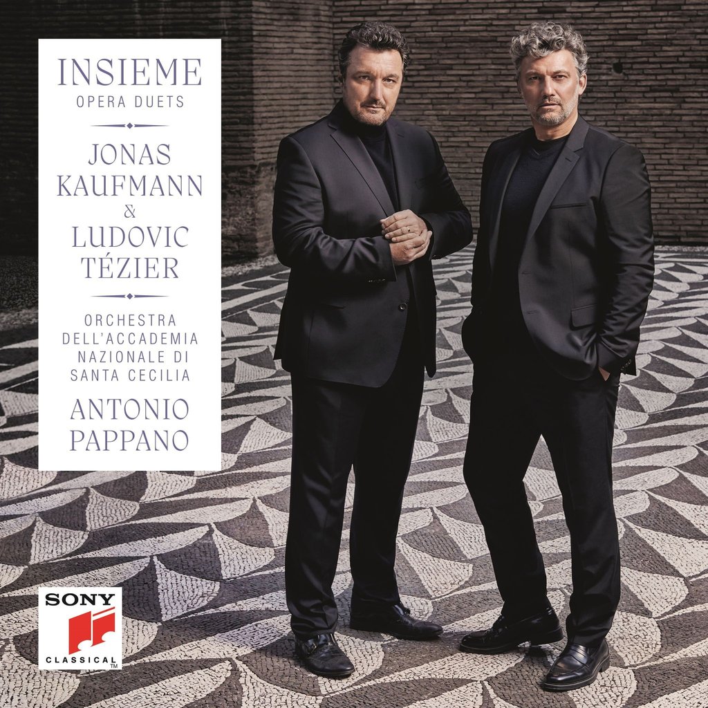 Das Cover des Albums „Jonas Kaufmann & Ludovic Tezier: Insieme - Opera Duets“.