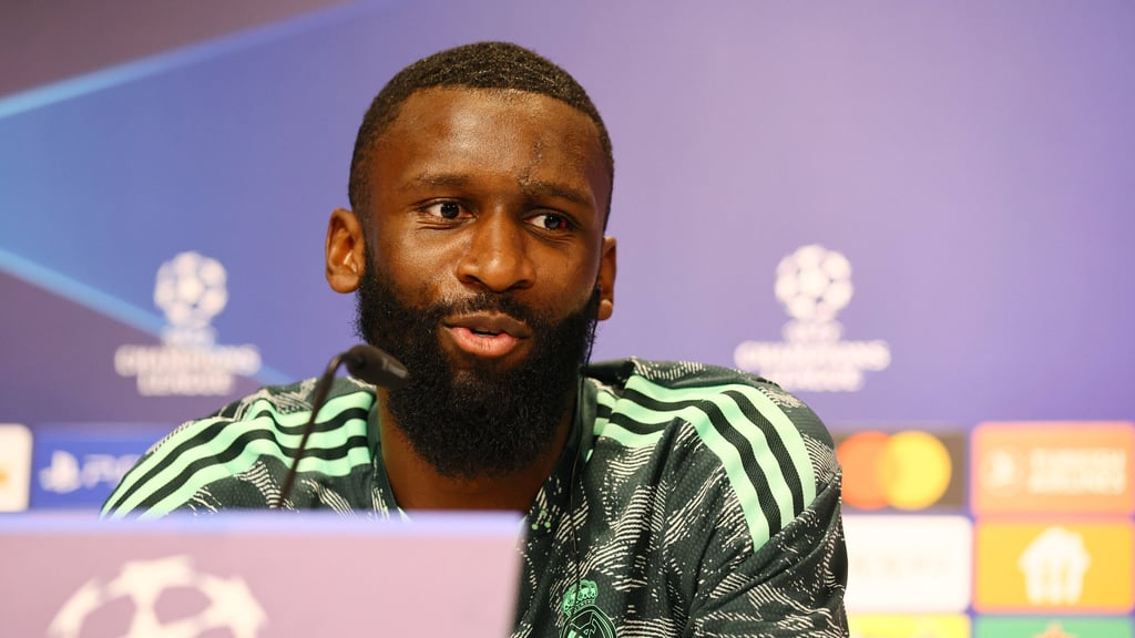 Abwehrkante von Real: Antonio Rüdiger in Leipzig.