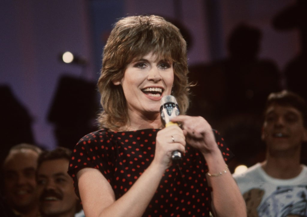 Mary Roos 1984 bei der deutschen Vorentscheidung für den Grand Prix d' Eurovision de la Chanson.