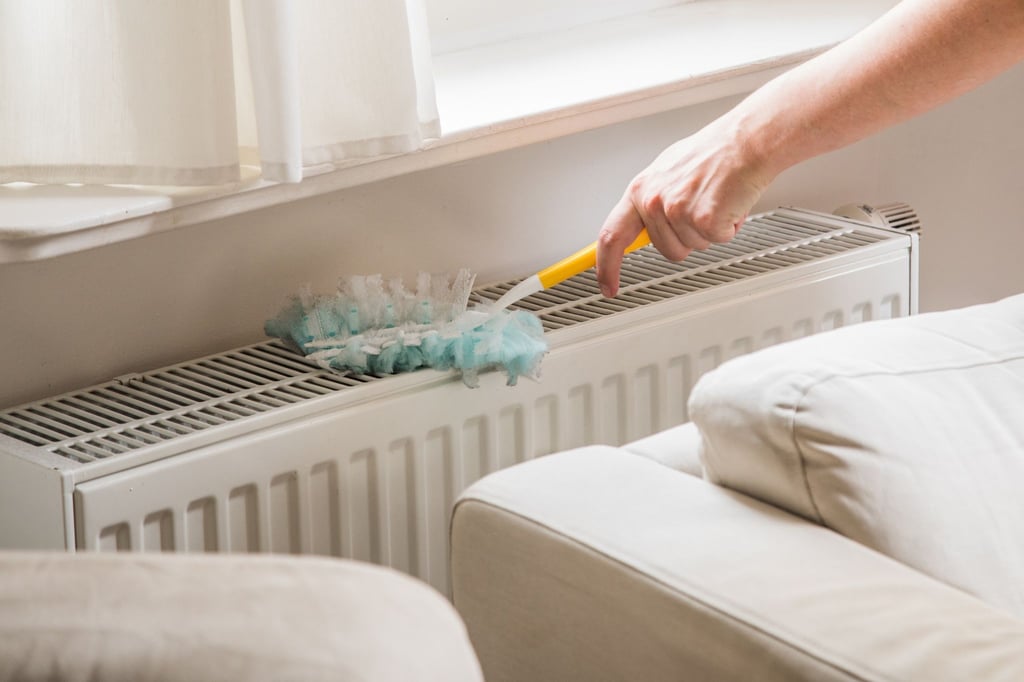 Energiesparen kann so einfach sein: Die Heizkörper regelmäßig abstauben.