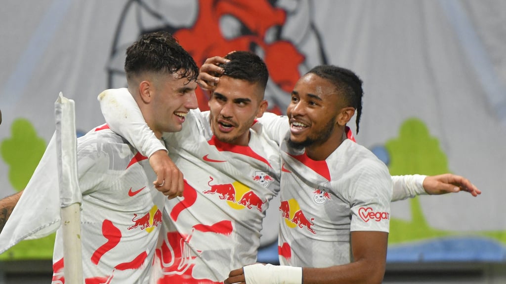 Offensivtrio: Szoboszlai, Silva und Nkunku spielen gegen Real.