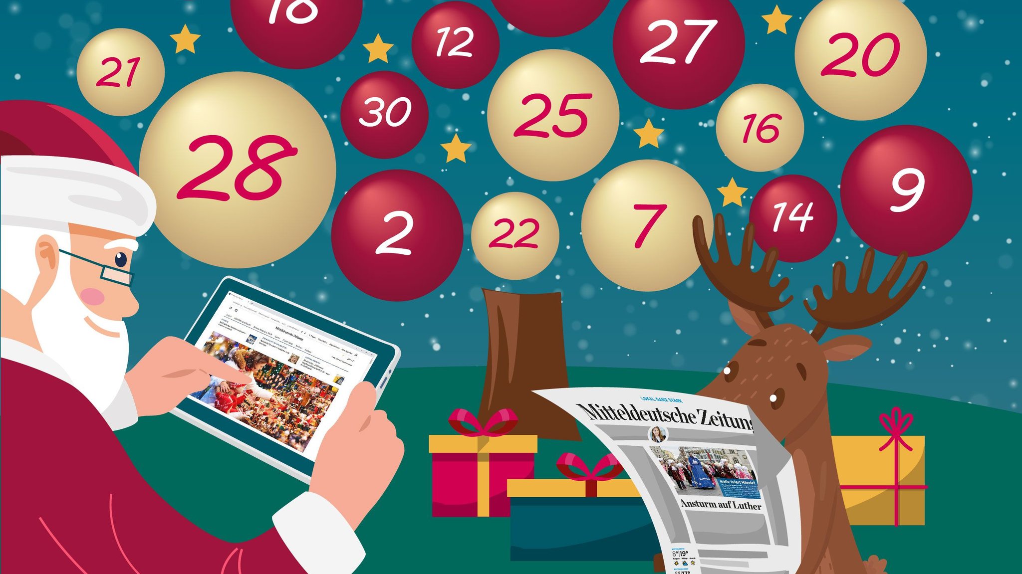 Adventskalender Gewinnspiel Weihnachtskalender mit der MZ gewinnen!