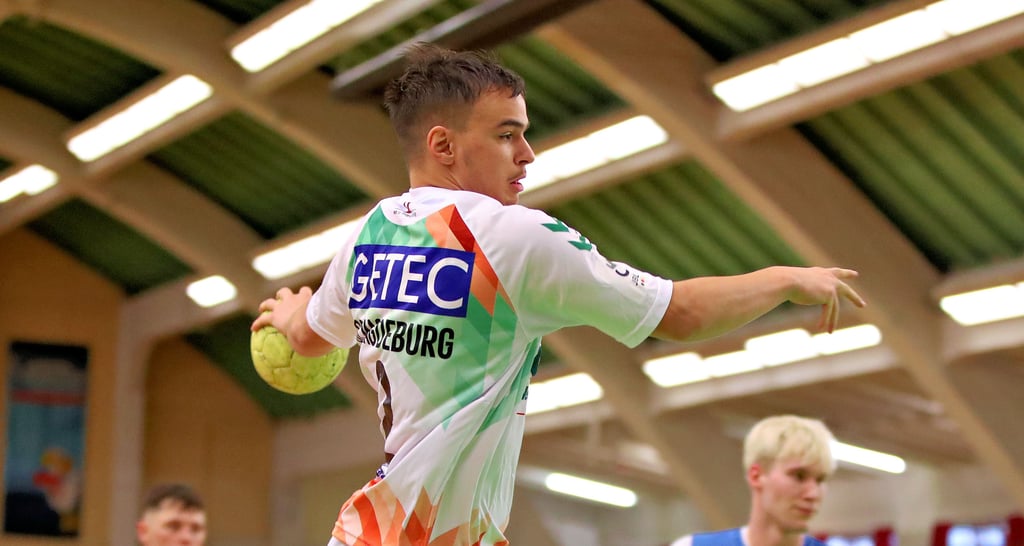 Yasin Noah Jaidi erzielte beim Auswärtssieg in Gummersbach fünf Treffer für die A-Jugend des SC Magdeburg.