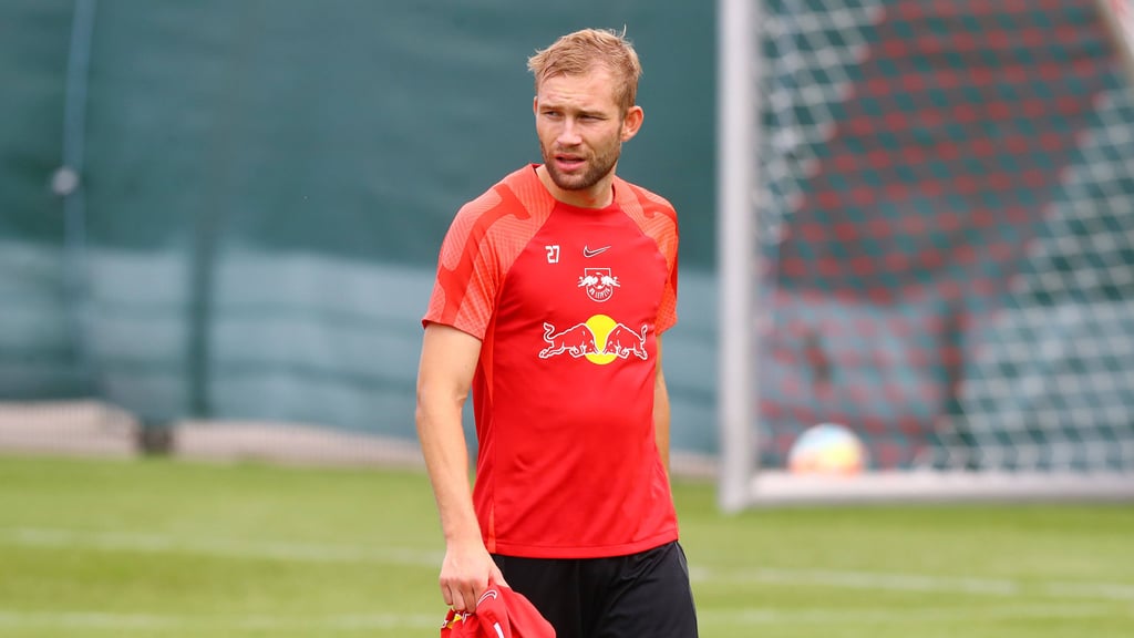 Konrad Laimer arbeitet an seinem Comeback bei RB Leipzig.