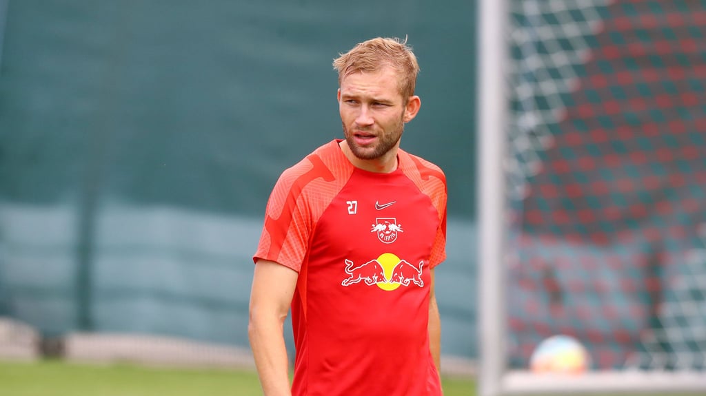 Konrad Laimer arbeitet an seinem Comeback bei RB Leipzig.