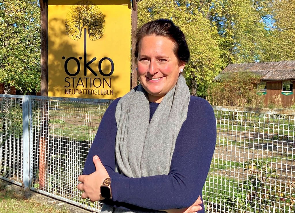 Cordula Knösel leitet seit diesem Jahr die Ökostation Neugattersleben.