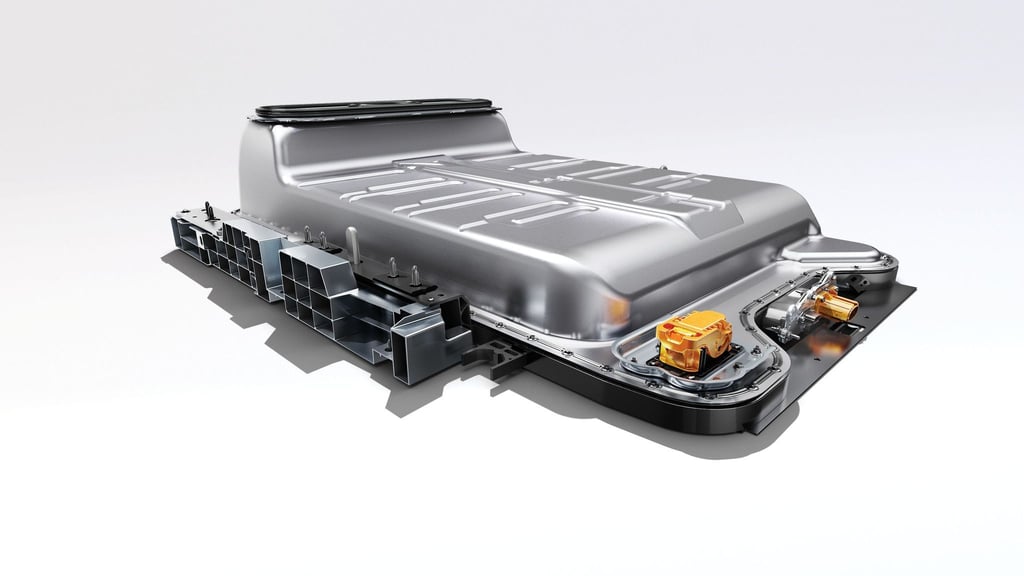 Batterie eines Elektroautos Renault ZOE. Der Bundesgerichtshof (BGH) will entscheiden, ob Vermieter von Batterien für E-Autos diese nach Vertragskündigung per digitalem Fernzugriff abschalten dürfen.