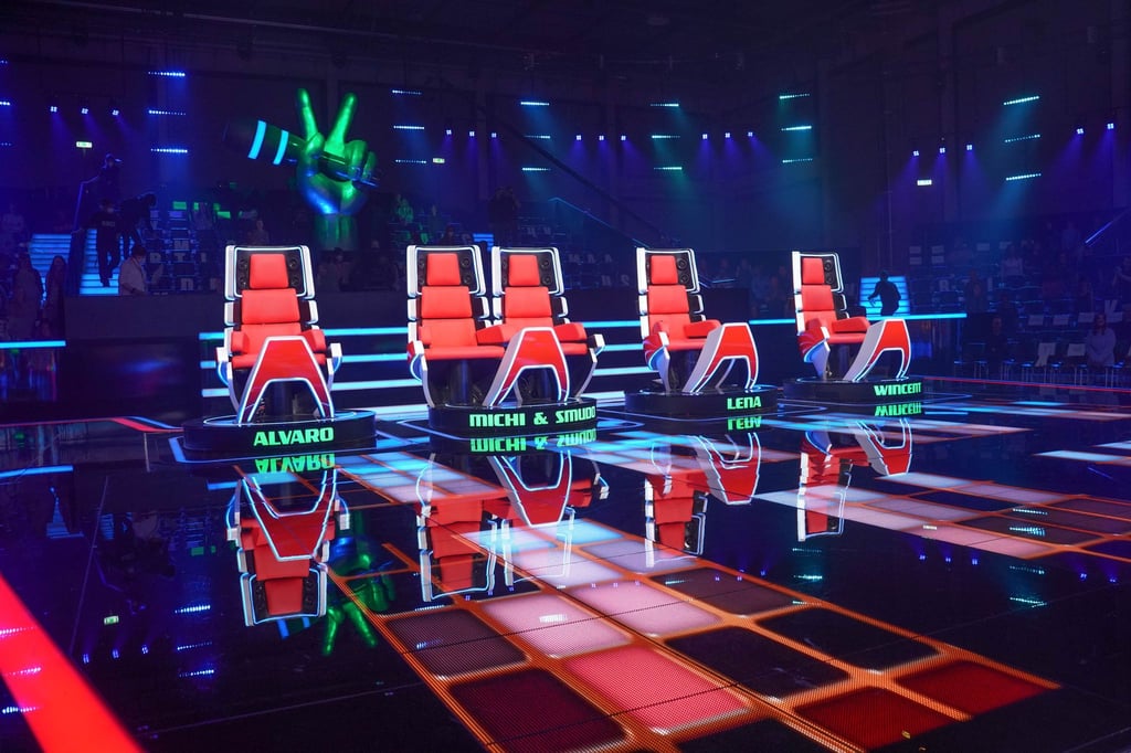 Die Jurorenstühle bei "The Voice Kids" - an der Jury wird in der kommenden Staffel keine Änderung vorgenommen.