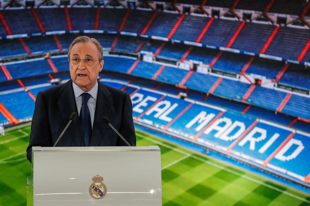 Real-Präsident Florentino Pérez ist weiter für eine Superliga.