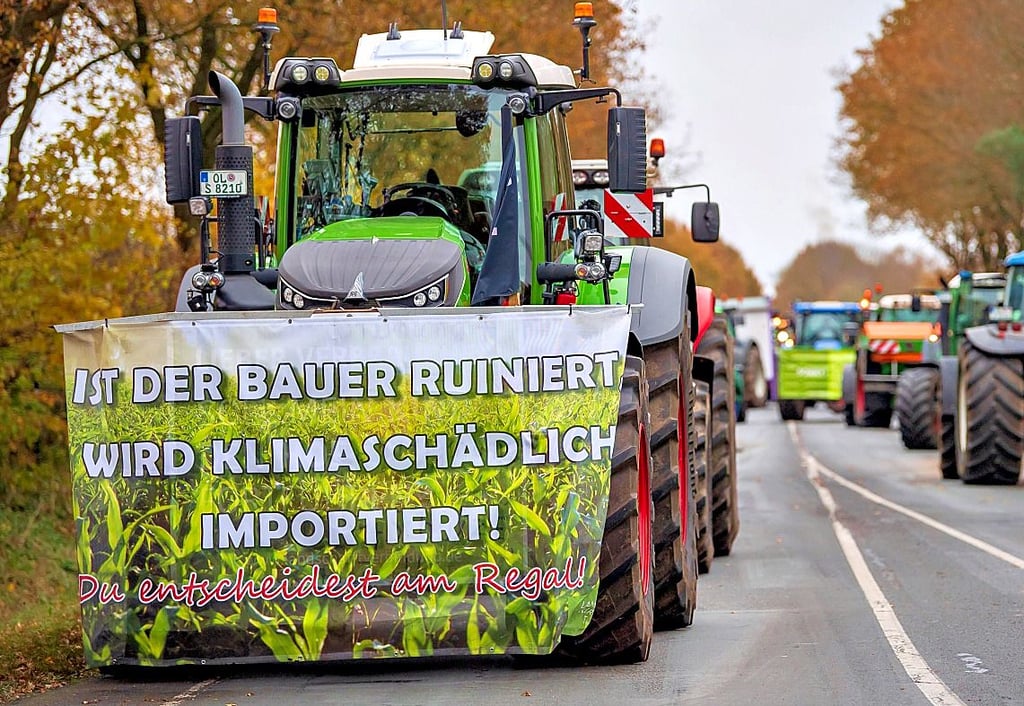 Die Freien Bauern haben schon in der Vergangenheit gegen landwirtschaftliche Importe protestiert.