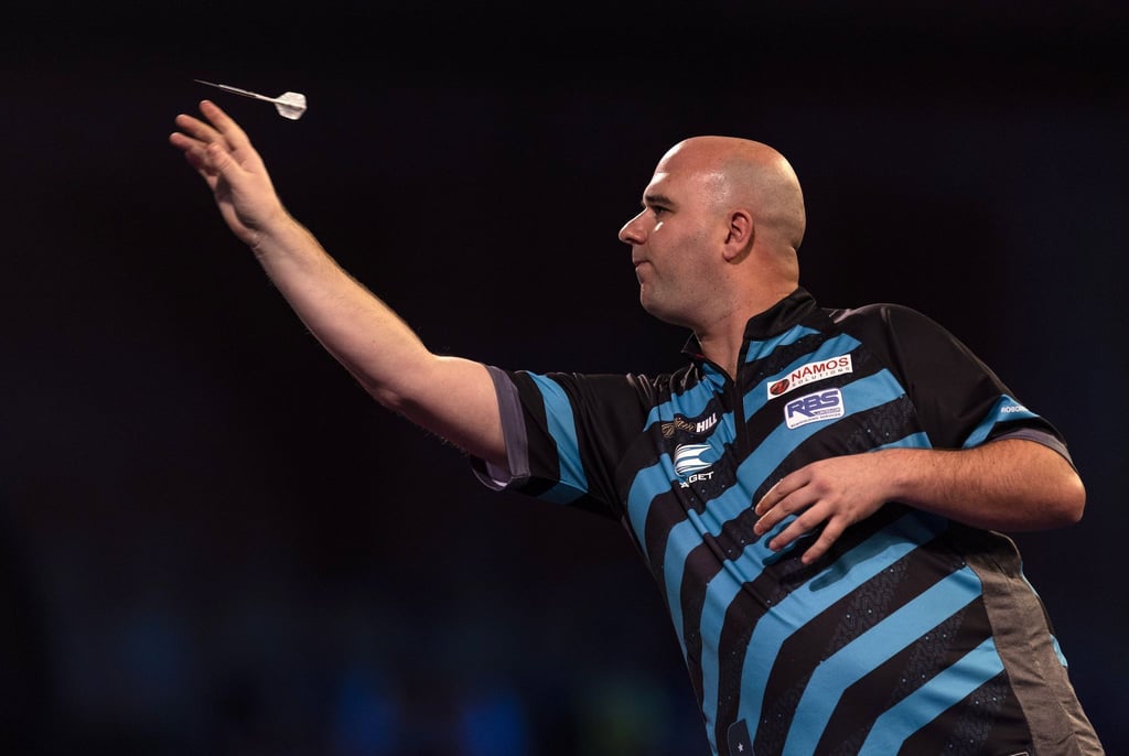 Bei der EM in der ersten Runde ausgeschieden: Rob Cross in Aktion.