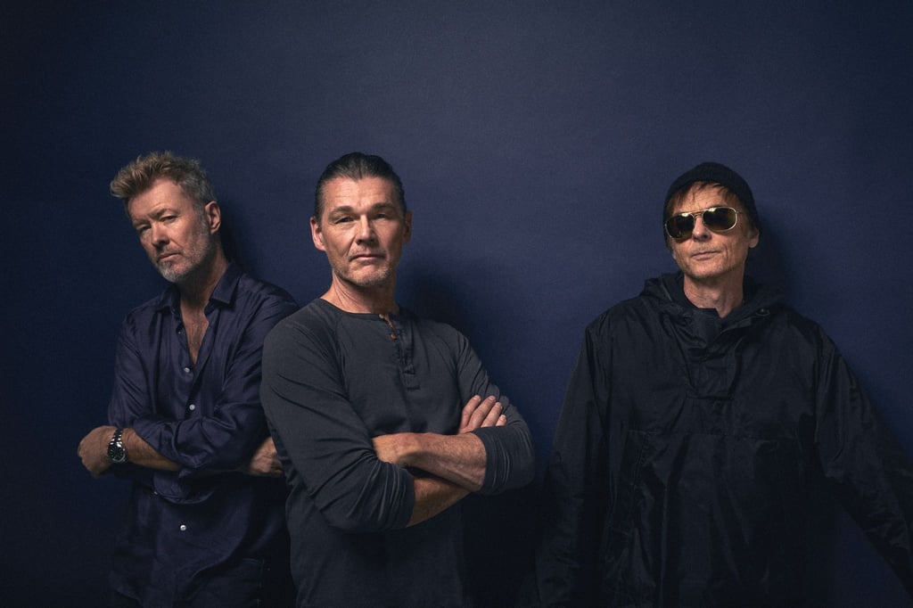 Die norwegische Band a-ha mit Magne Furuholmen (l-r), Morten Harket und Pal Waaktaar-Savoy (undatierte Aufnahme).