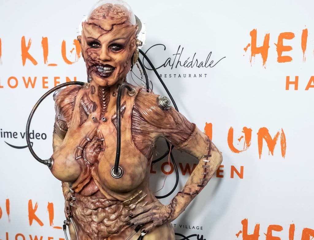 Model Heidi Klum verkleidete sich 2019 als Alien.