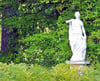 Natur  und Kultur: Skulptur der Diana  im Wörlitzer Park