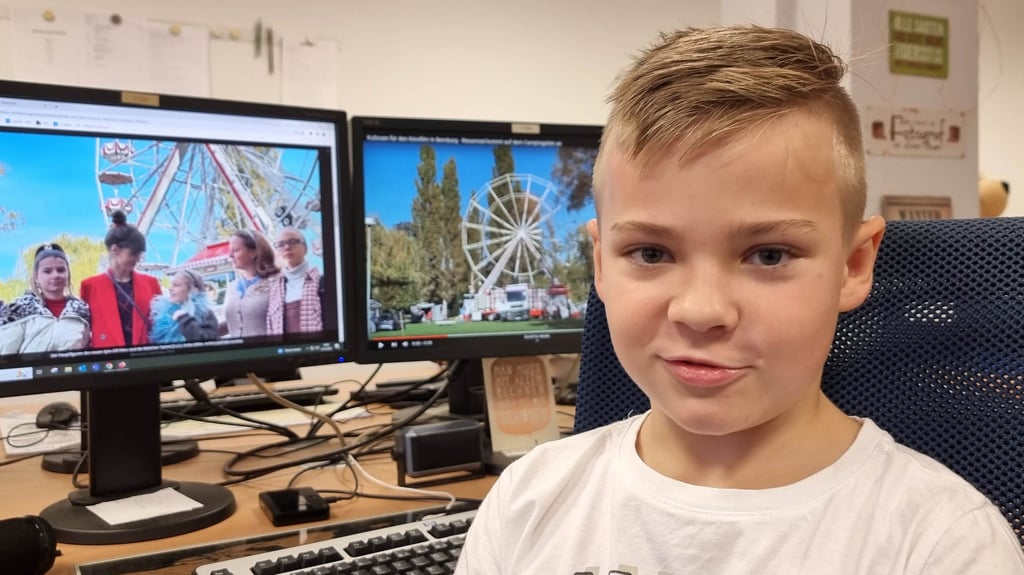 Bei seinem Komparsenauftritt hat Erich Grone zwar keine Runde im Riesenrad gedreht, dafür aber in anderen Fahrgeschäften.